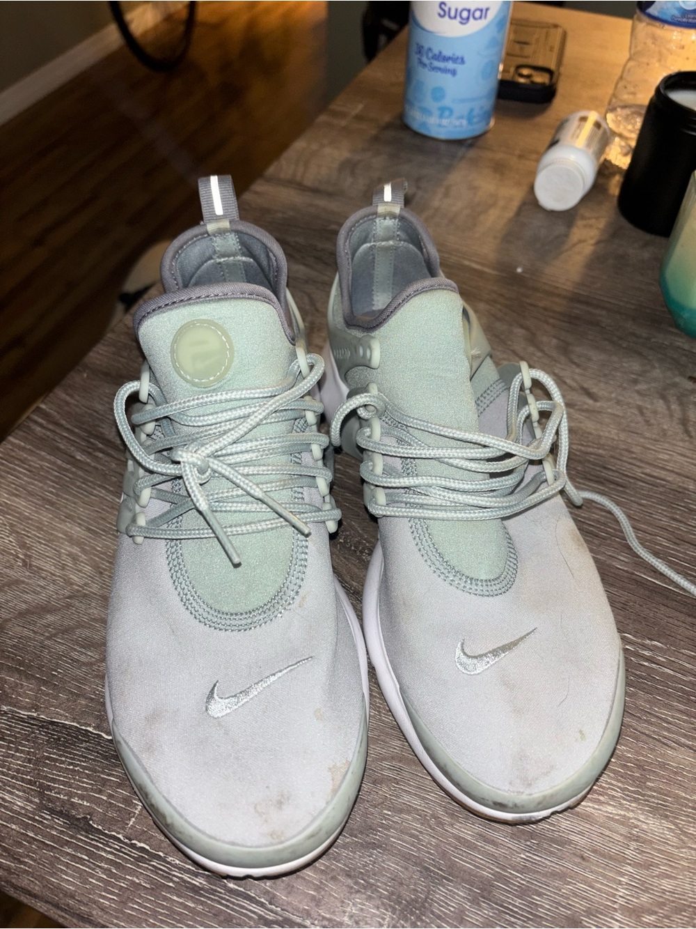 Nike Mint Green and Light Gray Women’s Sneakers